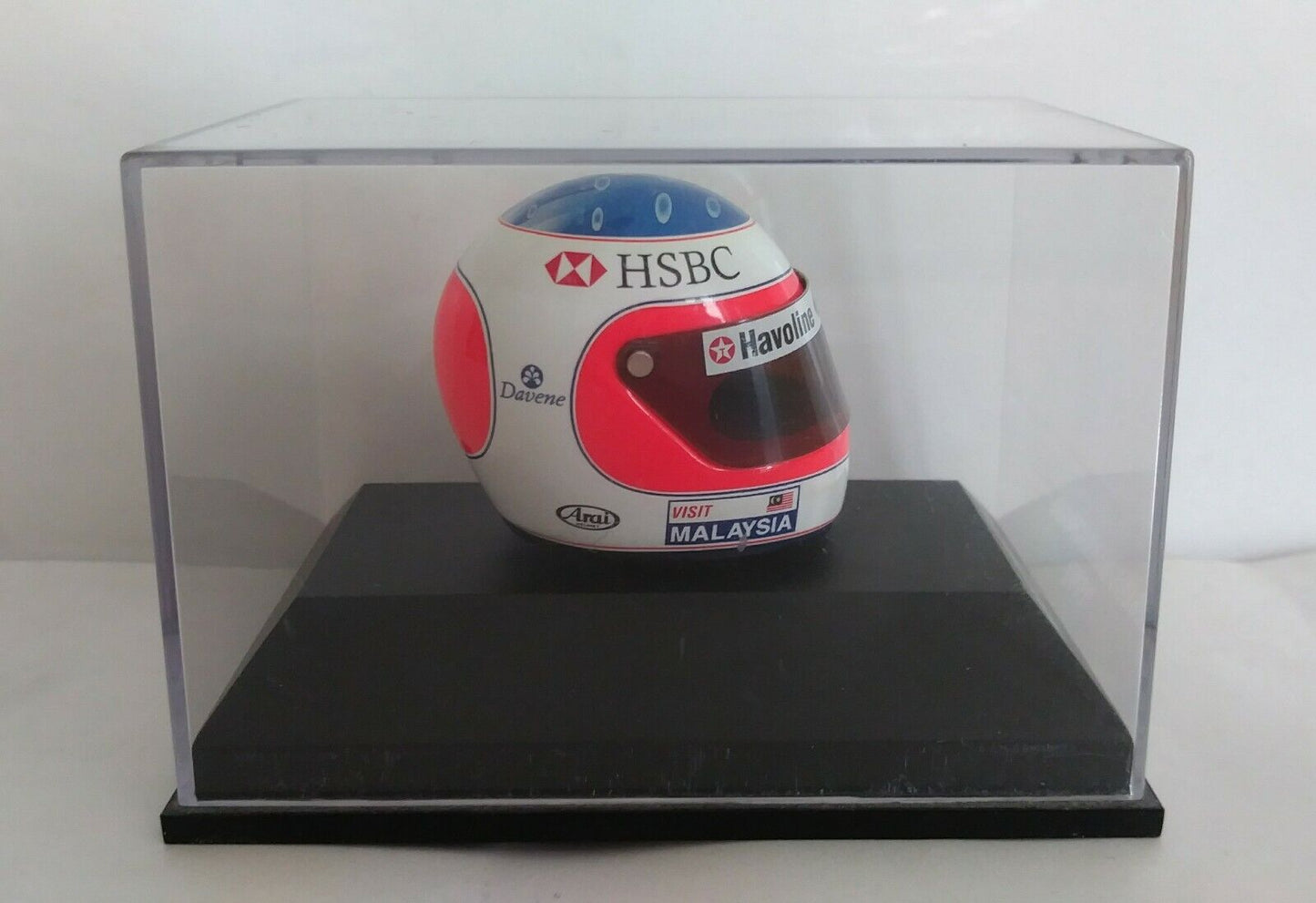 CASCO - HELMET RUBENS BARRICHELLO 1997 MINICHAMPS SCALA 1/8