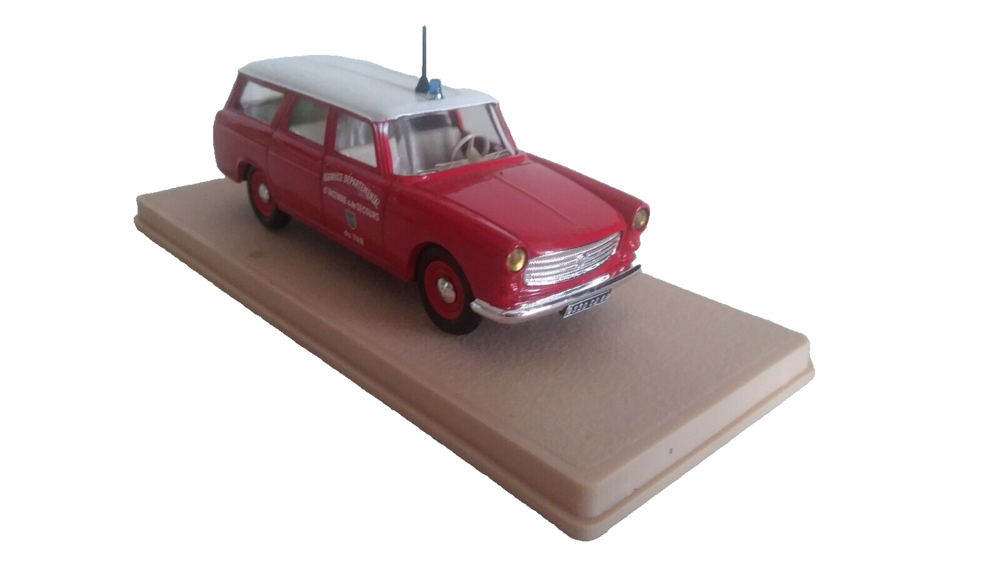 PEUGEOT 404 "POMPIERS" 1964 ELIGOR SCALA 1/43
