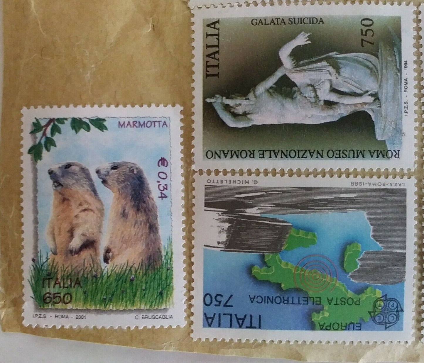 LOTTO 12 FRANCOBOLLI ITALIANI