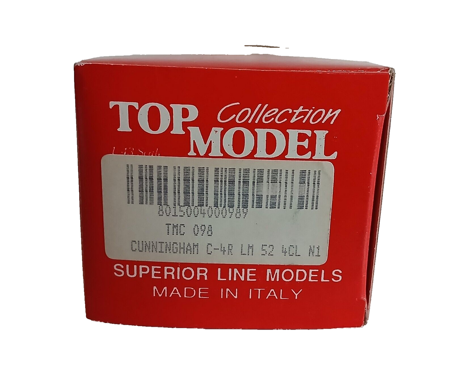 CUNNINGHAM C4-R LM 52 TOP MODEL SCALA 1/43