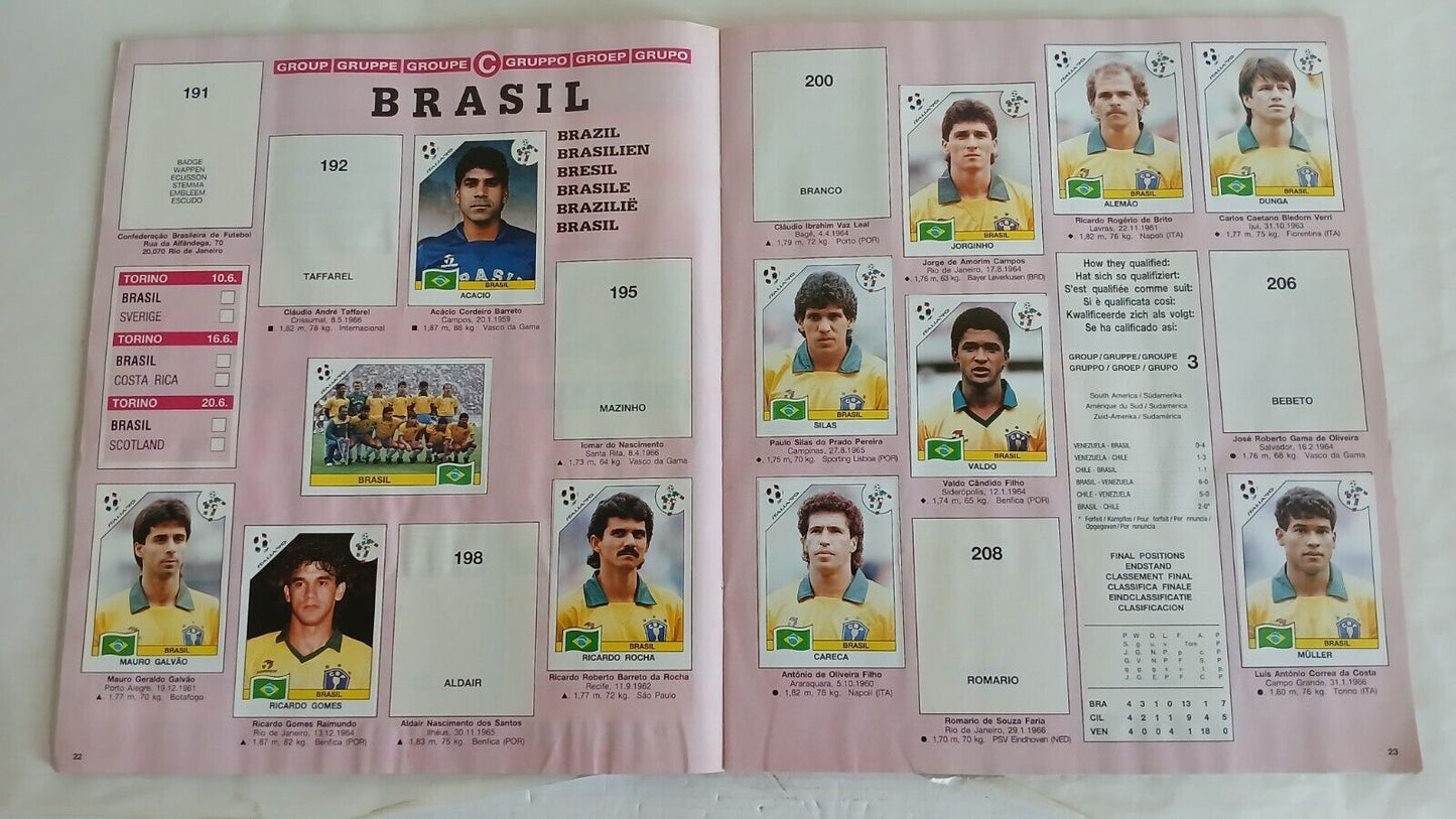 ALBUM CALCIATORI PANINI ITALIA 90