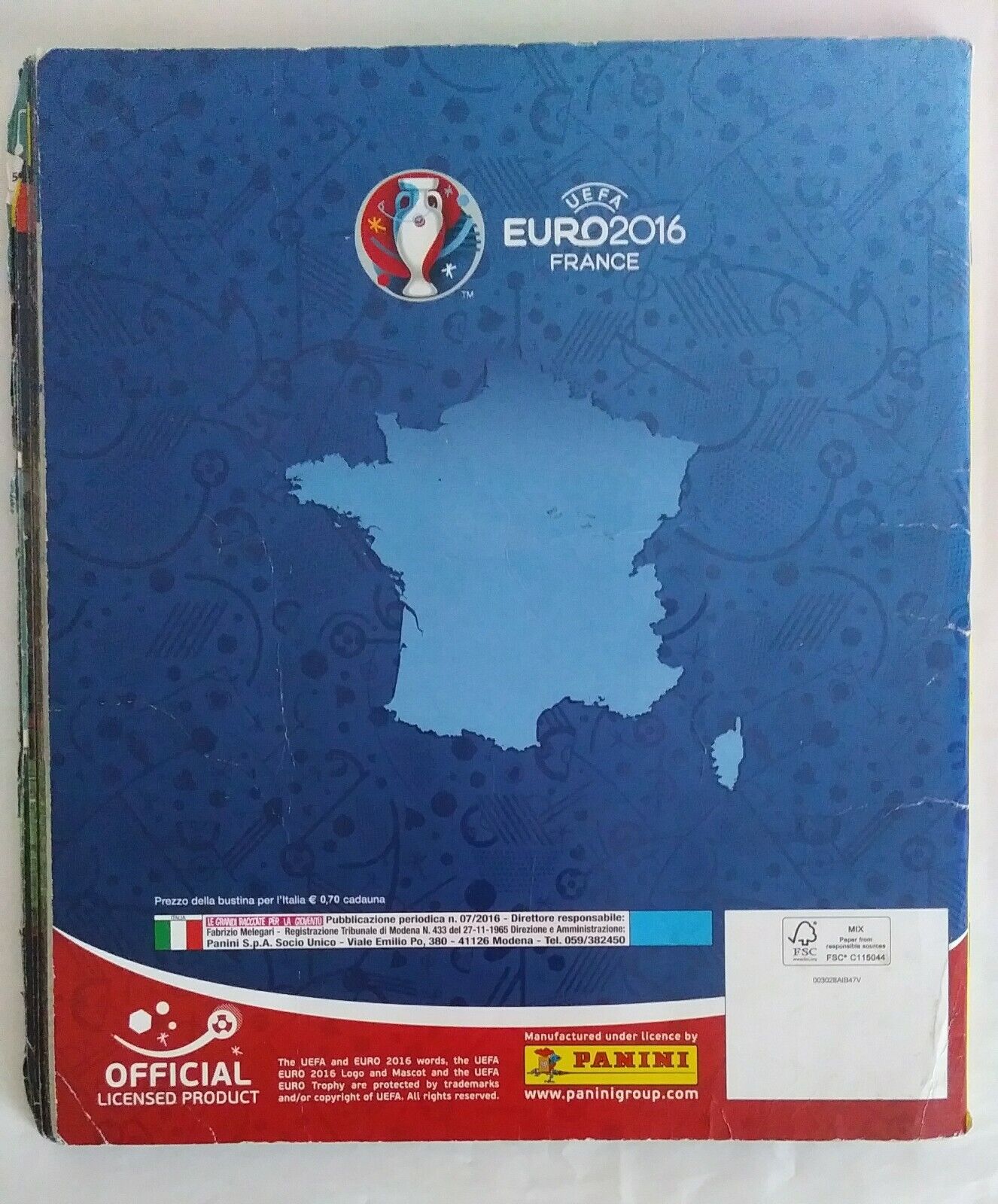 ALBUM CALCIATORI PANINI EURO 2016