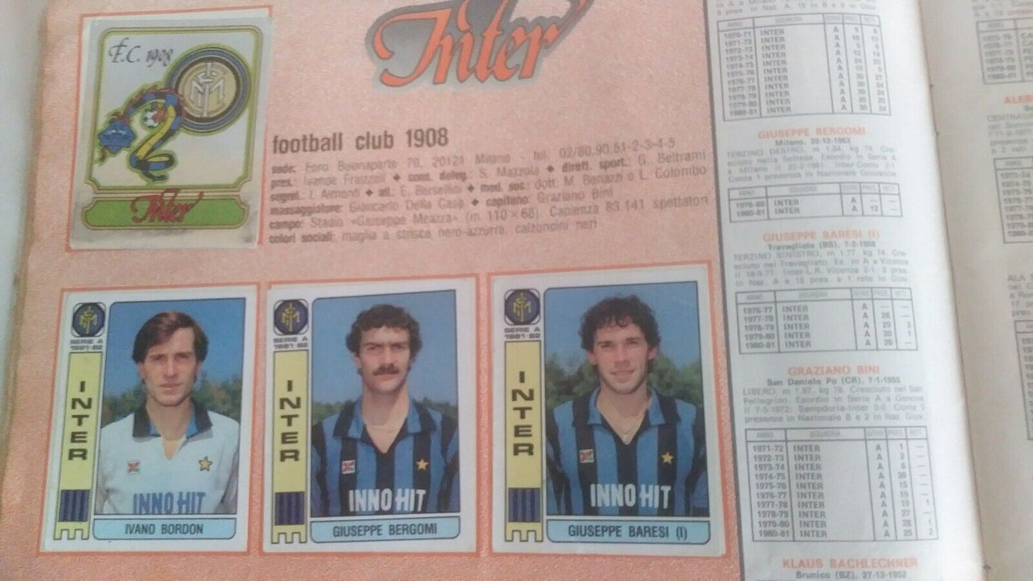 ALBUM CALCIATORI PANINI 1981-82