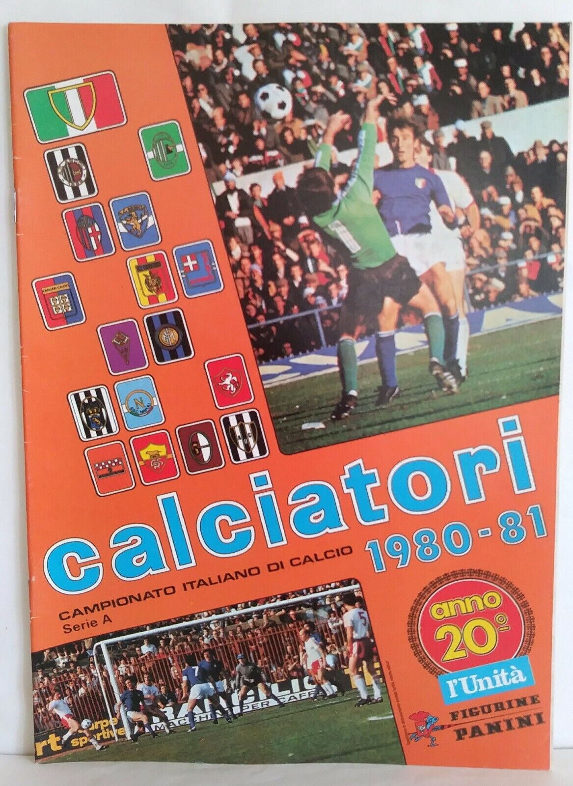 ALBUM CALCIATORI PANINI RISTAMPE UNITA' SCEGLI DAL MENU' A TENDINA