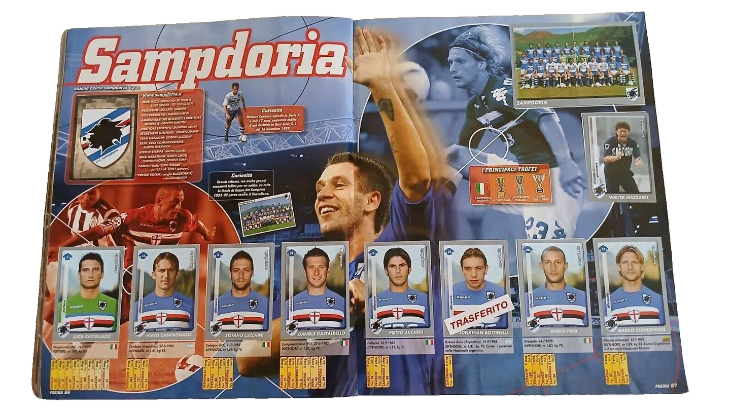 ALBUM CALCIATORI PANINI 2008-09