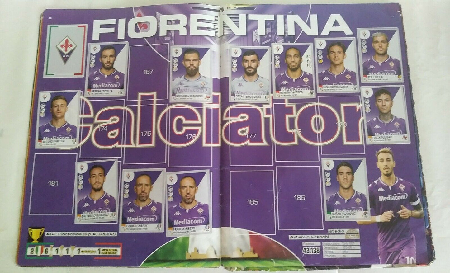 ALBUM CALCIATORI PANINI 2020-21 DA RECUPERO