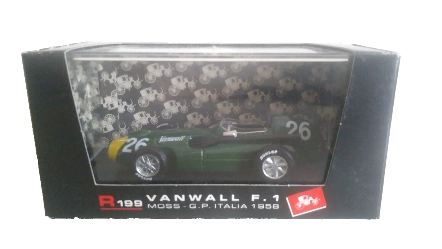 VANWALL F1 - STIRLING MOSS GP ITALIA 1958 BRUMM 1/43