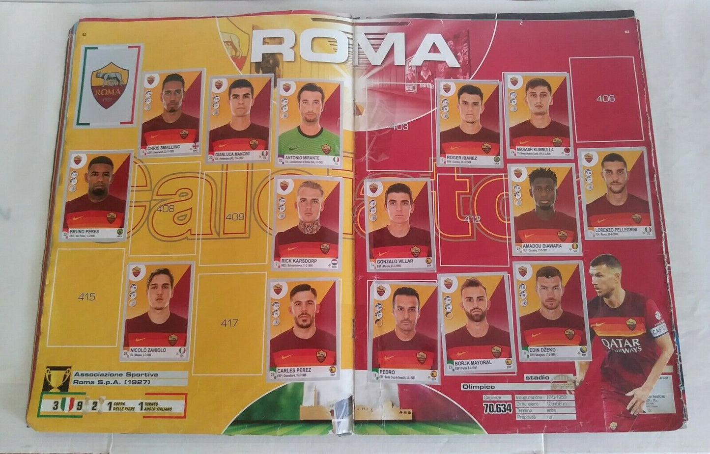 ALBUM CALCIATORI PANINI 2020-21 DA RECUPERO