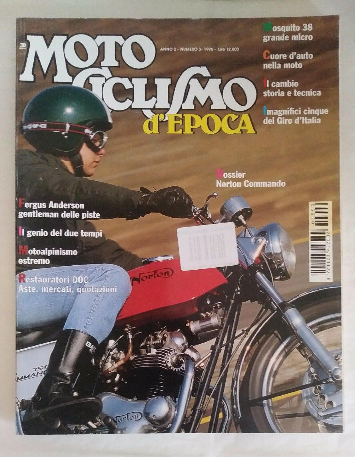 'MOTOCICLISMO D'EPOCA' SCEGLI DAL MENU A TENDINA