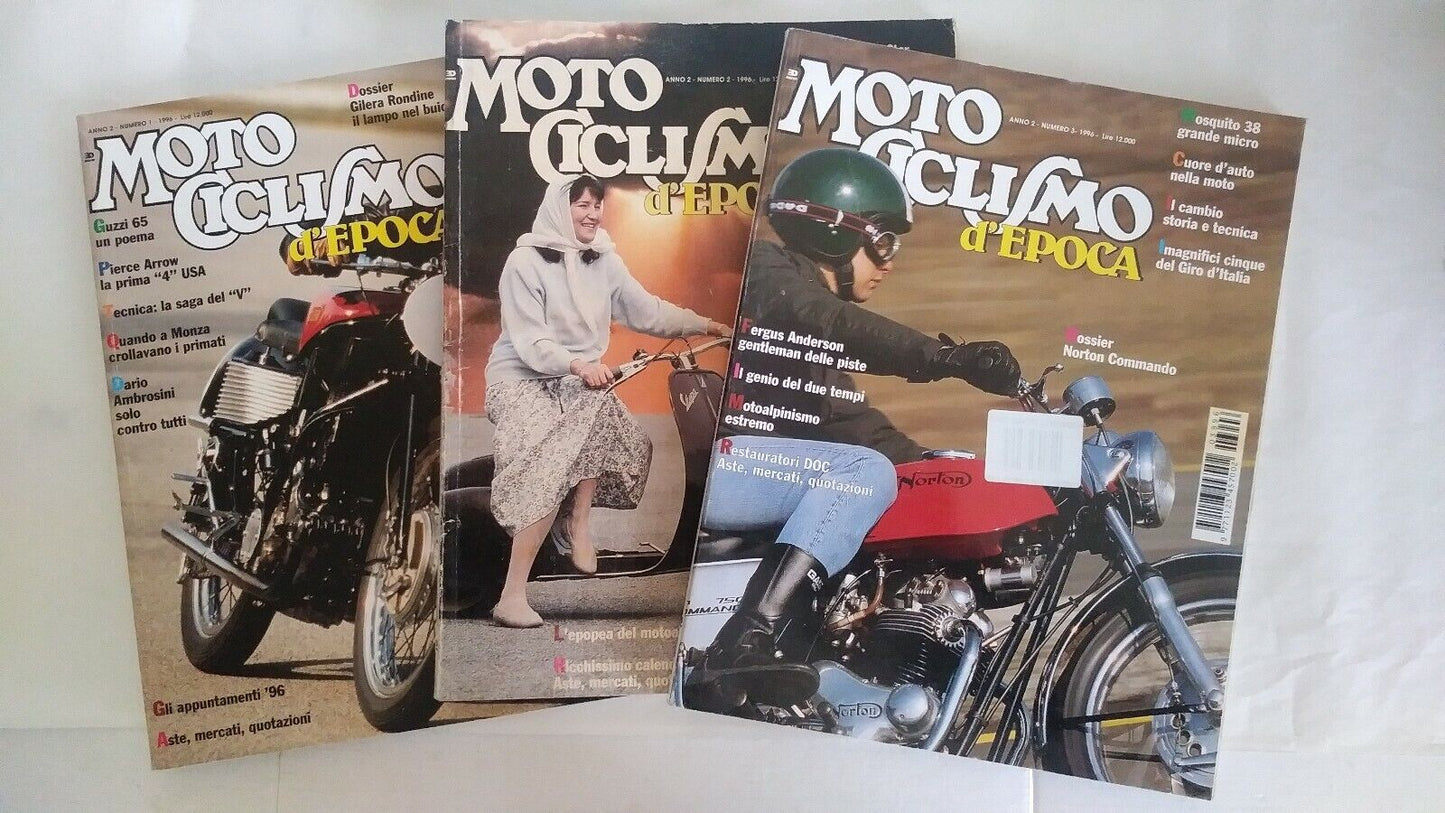 'MOTOCICLISMO D'EPOCA' SCEGLI DAL MENU A TENDINA