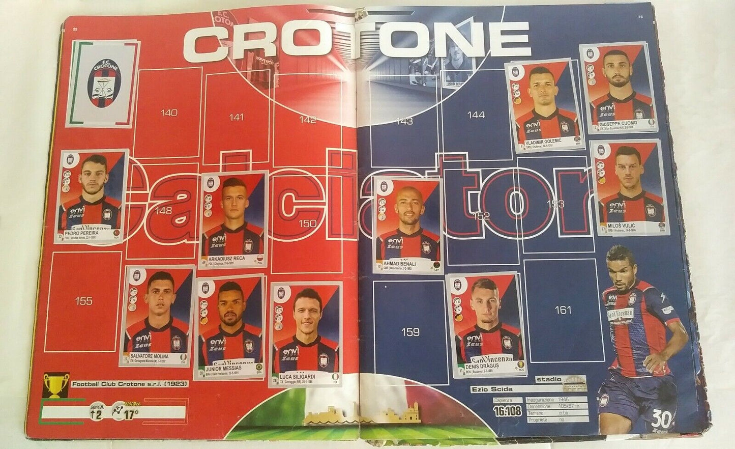 ALBUM CALCIATORI PANINI 2020-21 DA RECUPERO