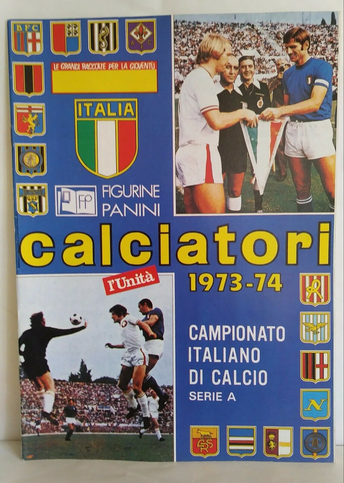 ALBUM CALCIATORI PANINI RISTAMPE UNITA' SCEGLI DAL MENU' A TENDINA