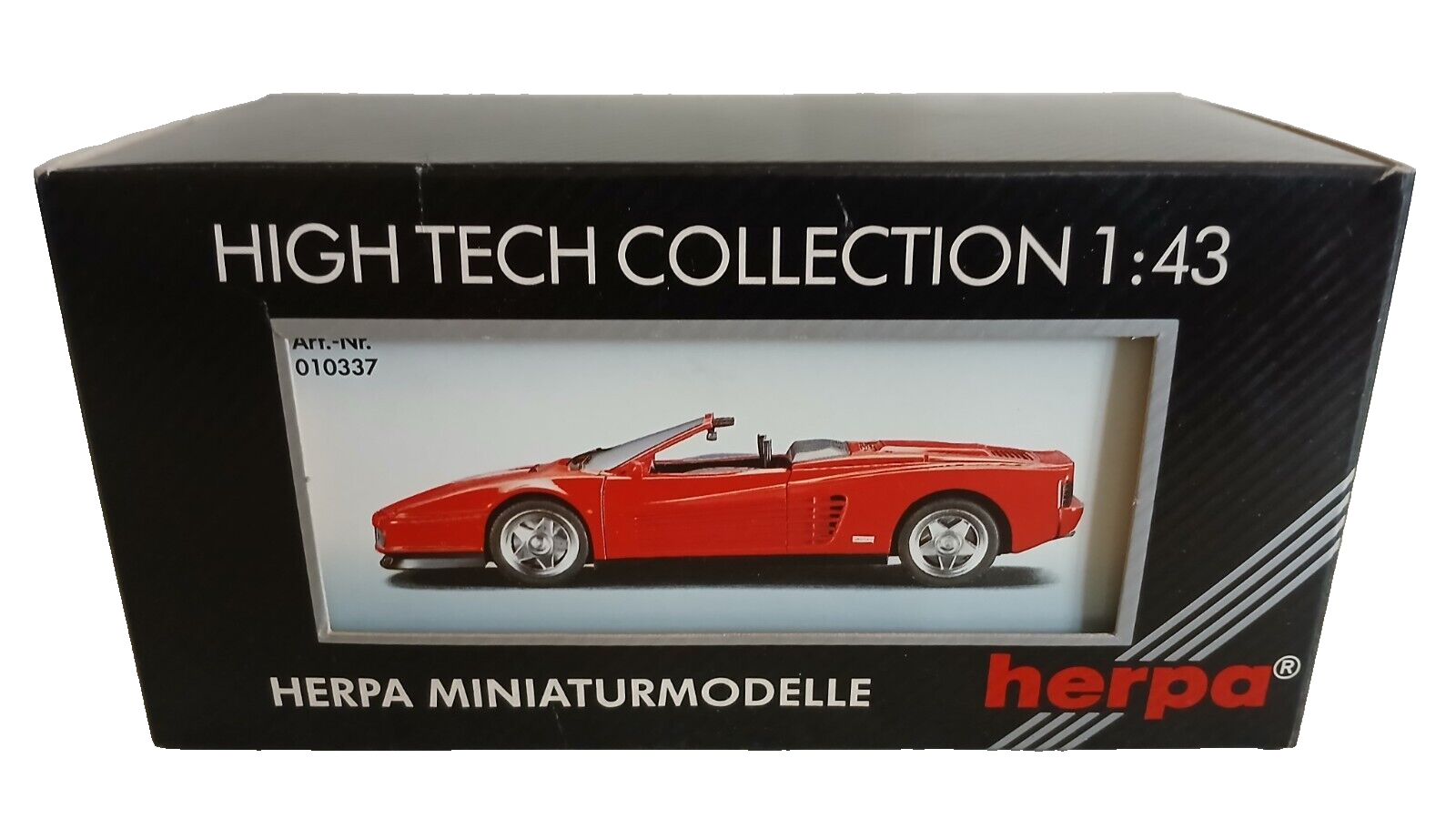 Miniature Ferrari Testarossa Koenig – Starter Kit 1/43 – Rouge – Made In France