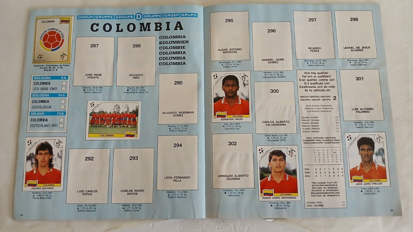 ALBUM CALCIATORI PANINI ITALIA 90