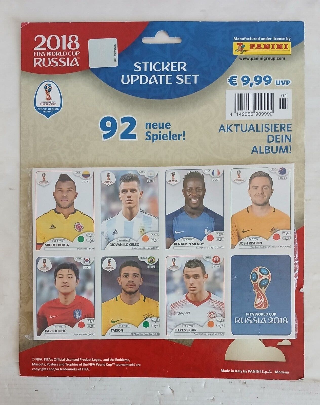 SET AGGIORNAMENTI SIGILLATO - UPLOAD SEALED SET PANINI SCEGLI