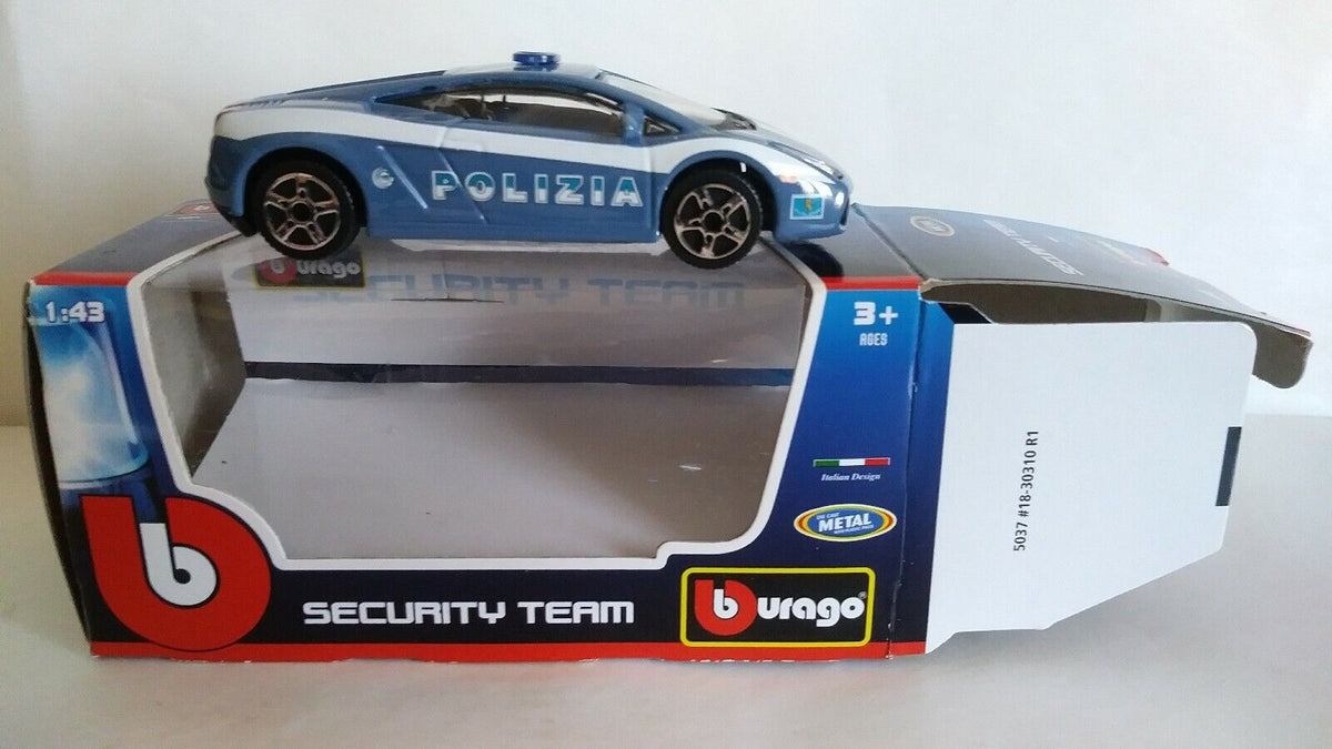 LAMBORGHINI HURACAN LP SECURITY TEAM BURAGO SCALA 1/43