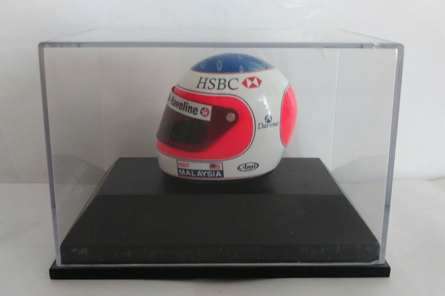 CASCO - HELMET RUBENS BARRICHELLO 1997 MINICHAMPS SCALA 1/8