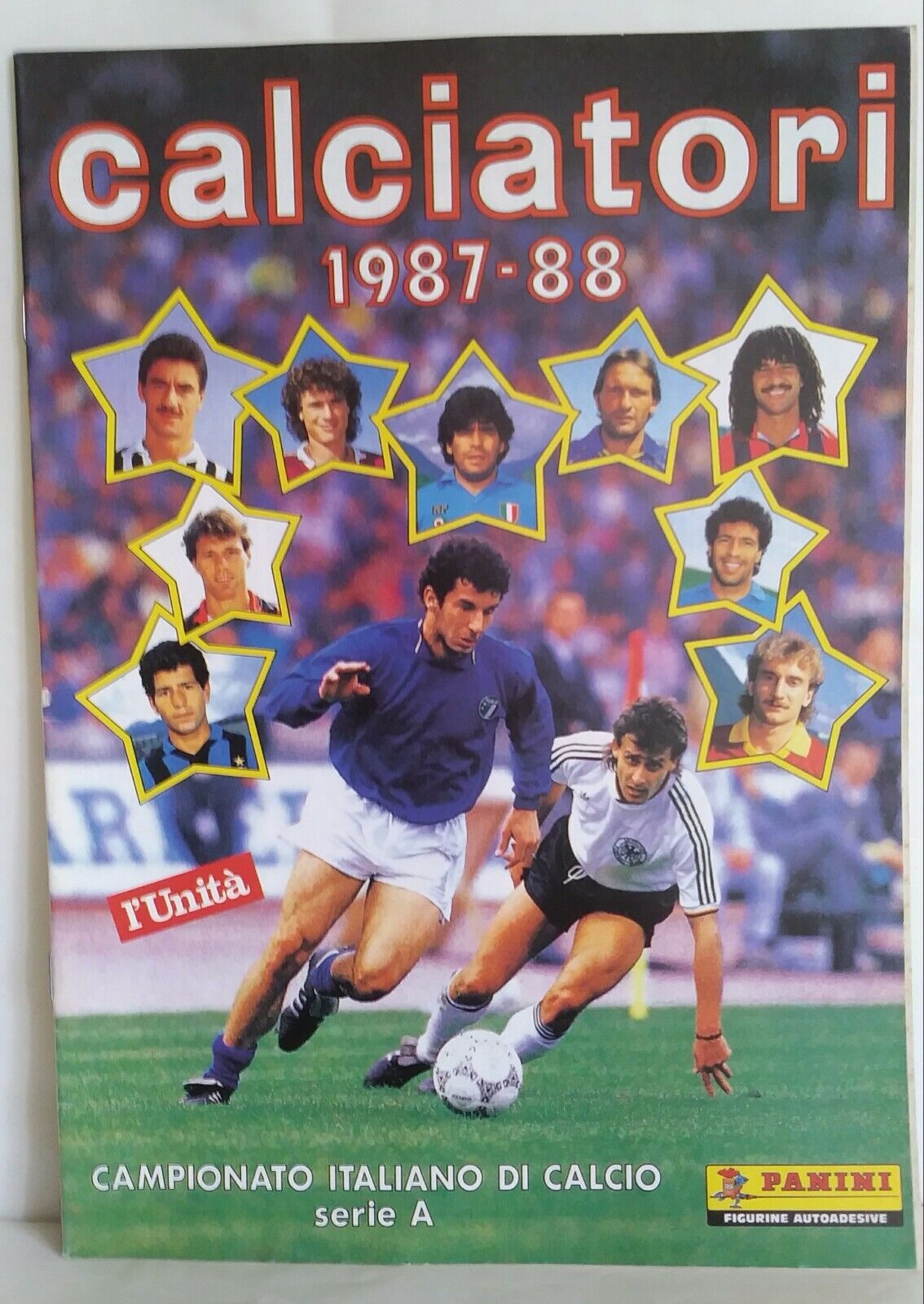 ALBUM CALCIATORI PANINI RISTAMPE UNITA' SCEGLI DAL MENU' A TENDINA