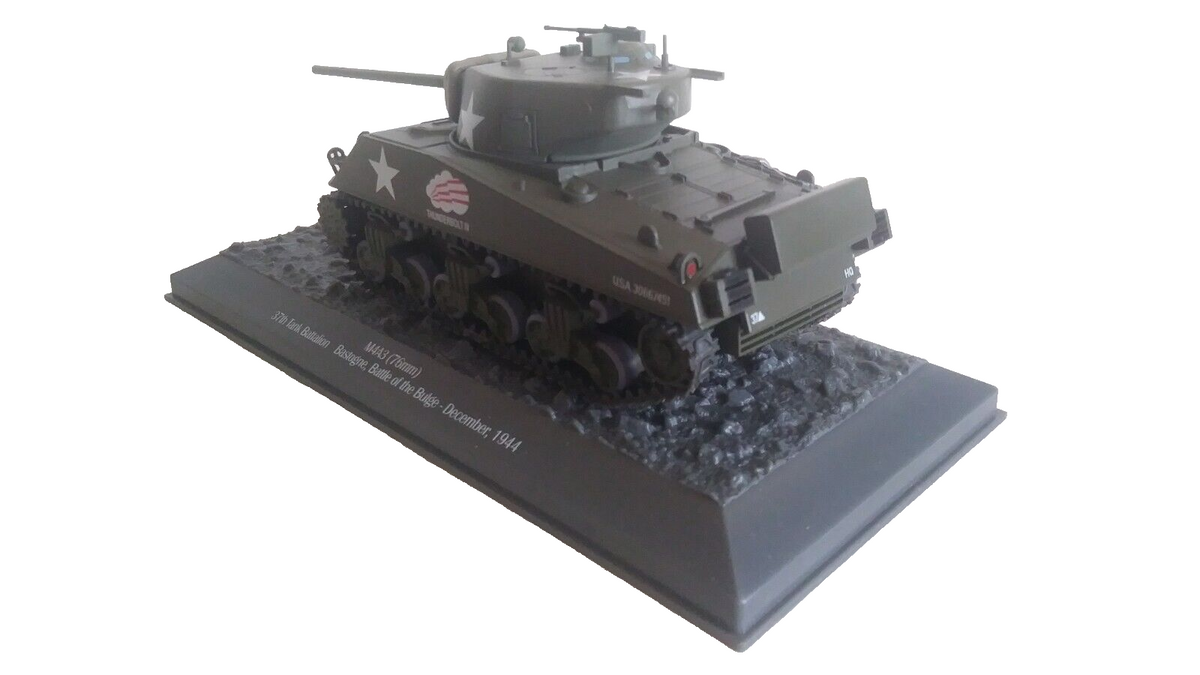 M4A3 (76MM) 37TH TANK BATTALION BASTOGNE SCALA 1/43