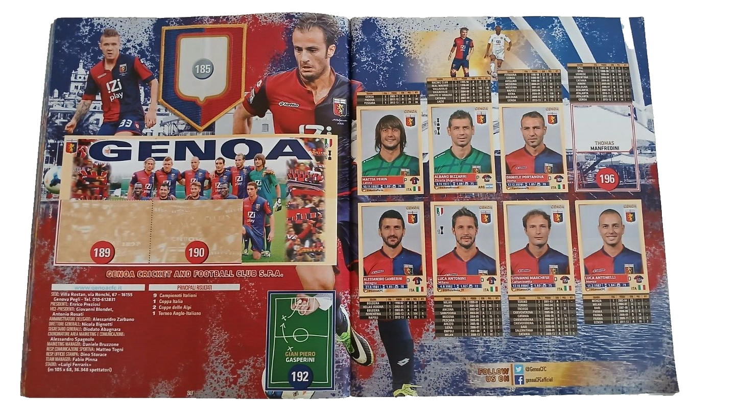 ALBUM CALCIATORI PANINI 2013-14