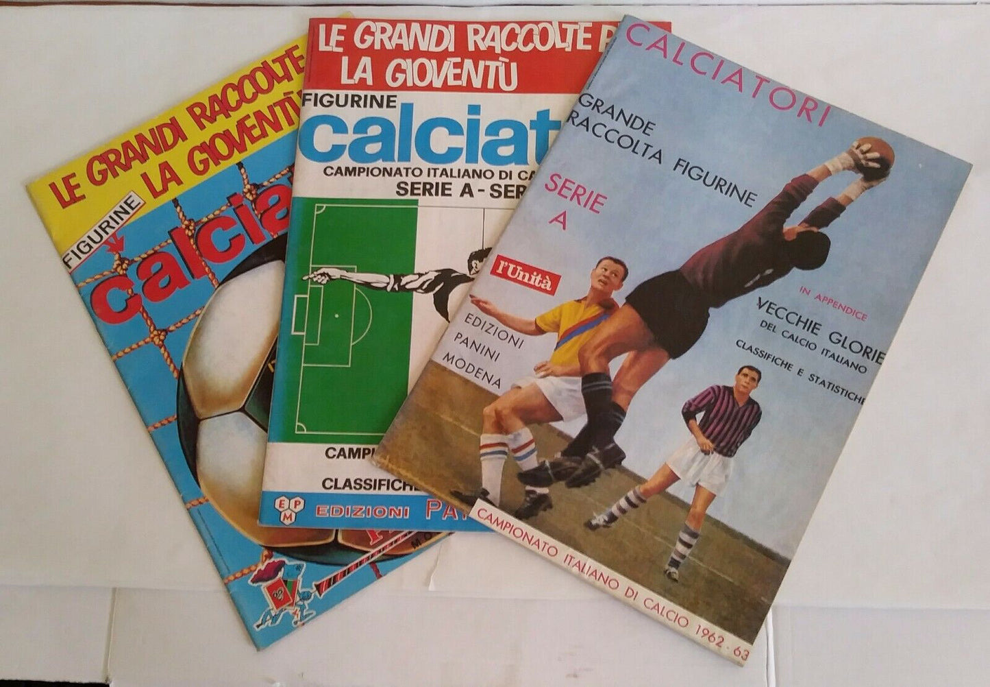 ALBUM CALCIATORI PANINI RISTAMPE UNITA' SCEGLI DAL MENU' A TENDINA