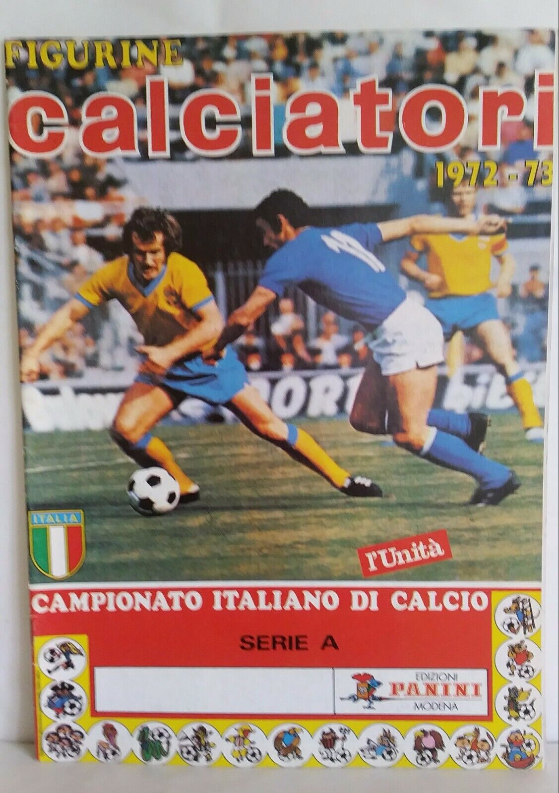 ALBUM CALCIATORI PANINI RISTAMPE UNITA' SCEGLI DAL MENU' A TENDINA