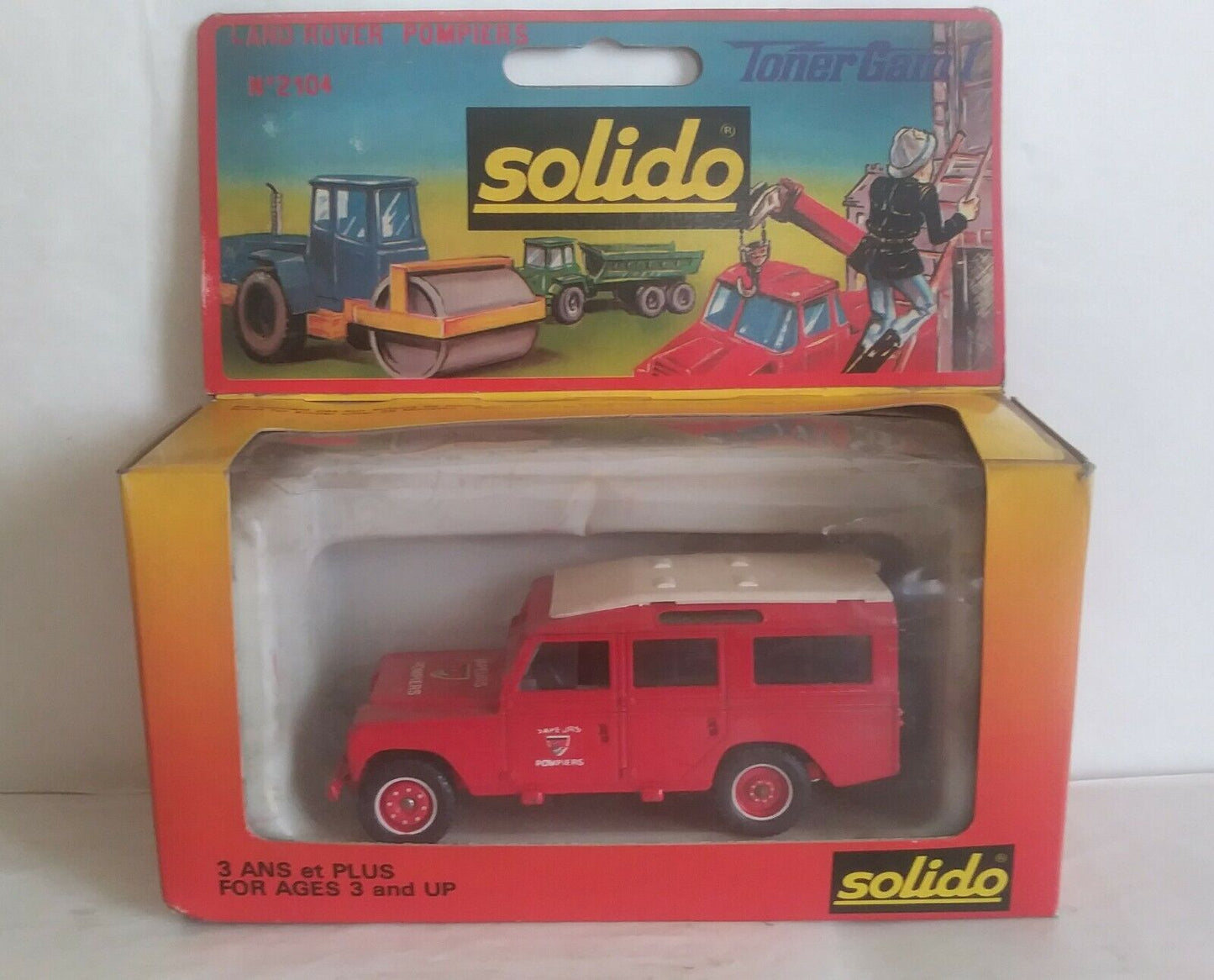 LAND ROVER POMPIERS SOLIDO SCALA 1/43