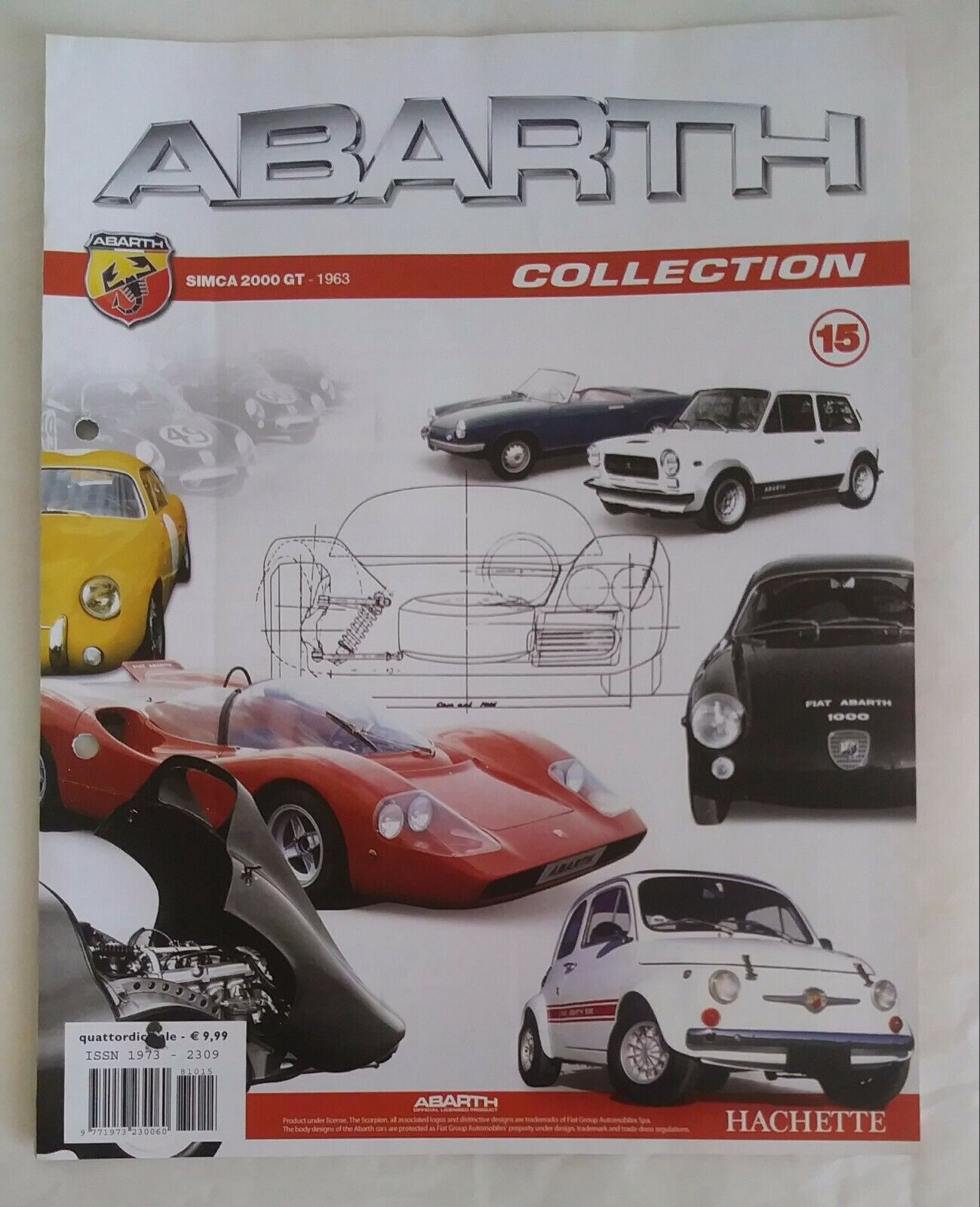 ABARTH COLLECTION FASCICOLI SCEGLI DAL MENU A TENDINA