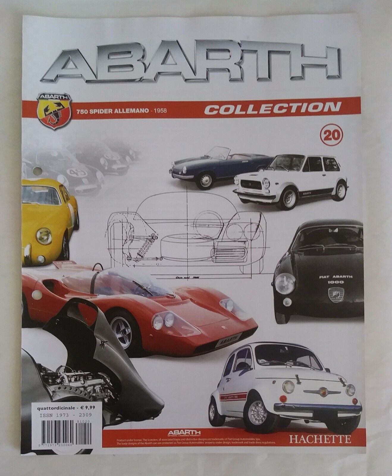 ABARTH COLLECTION FASCICOLI SCEGLI DAL MENU A TENDINA