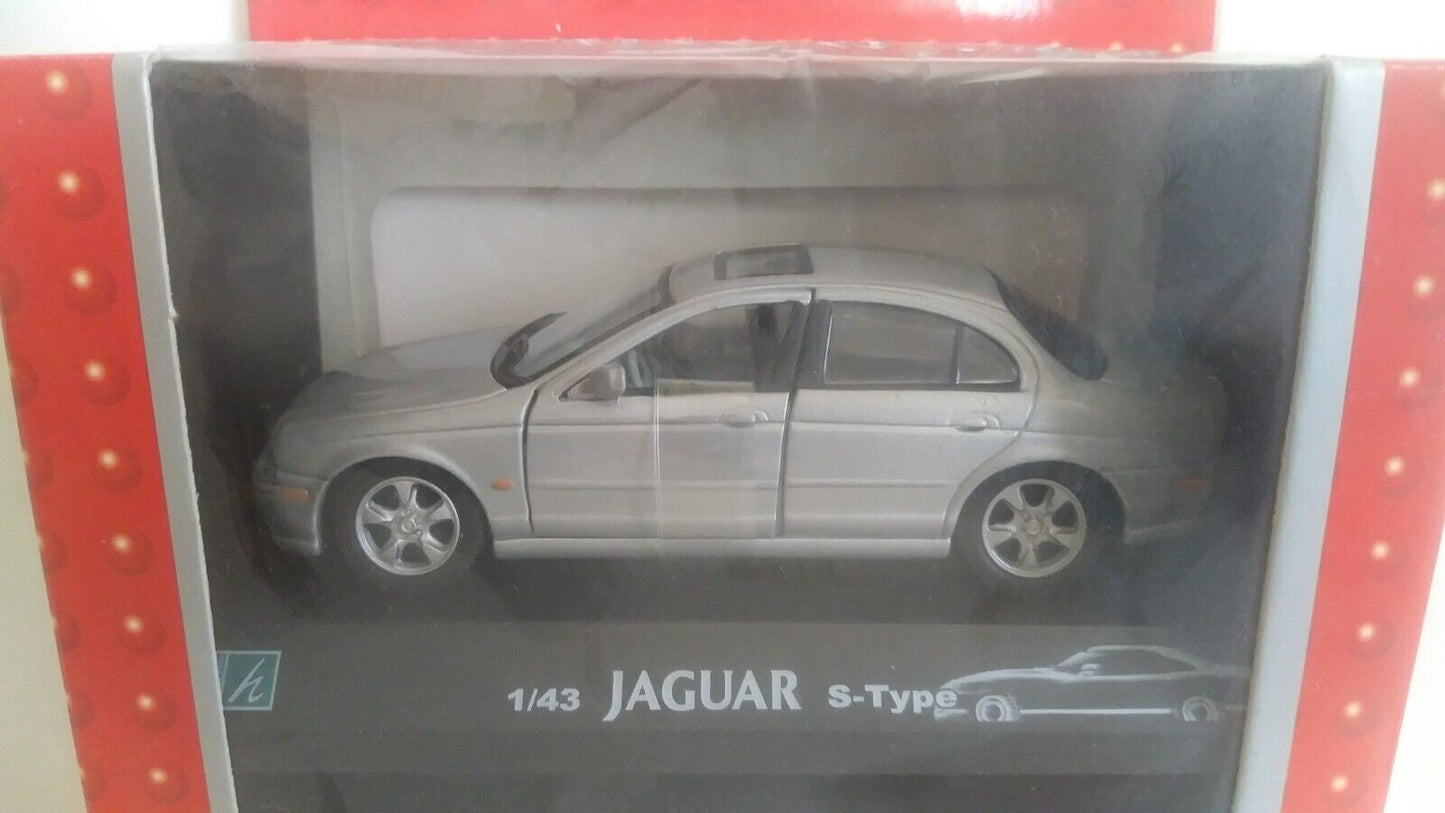 JAGUAR S-TYPE + BMW 5 SERIES SEDAN CARARAMA SCALA 1/43