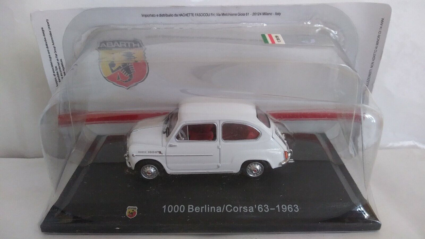 ABARTH COLLECTION 1:43 SCEGLI DAL MENU A TENDINA