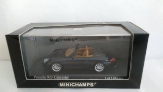 PORSCHE 911 CABRIOLET 2001 MINICHAMPS SCALA 1/43