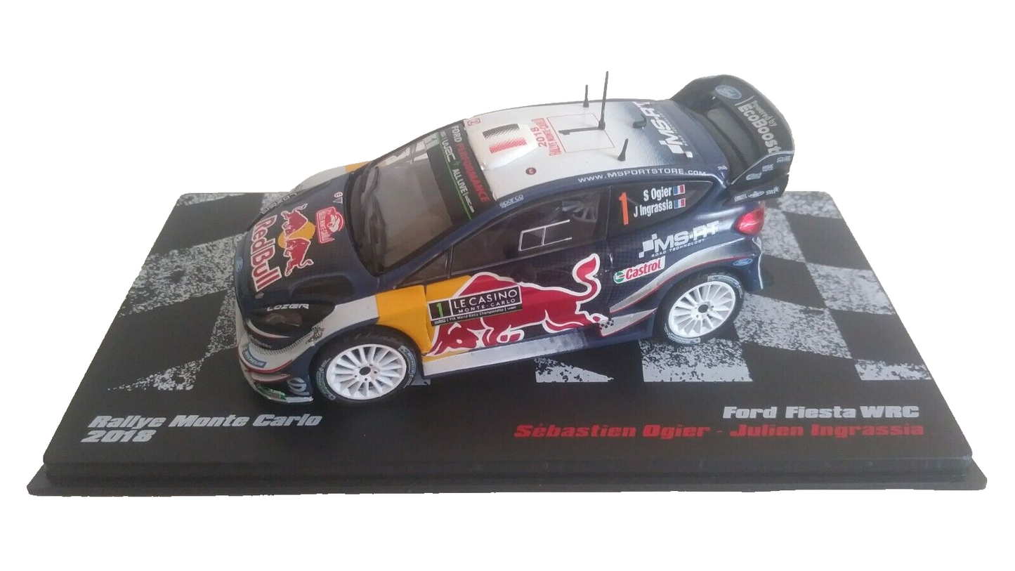 FORD FIESTA WRC RALLY MONTECARLO 2018 IXO SCALA 1/43