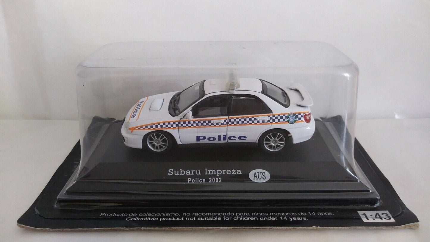 AUTO DELLA POLIZIA DA COLLEZIONE 1:43 SCEGLI DAL MENU A TENDINA