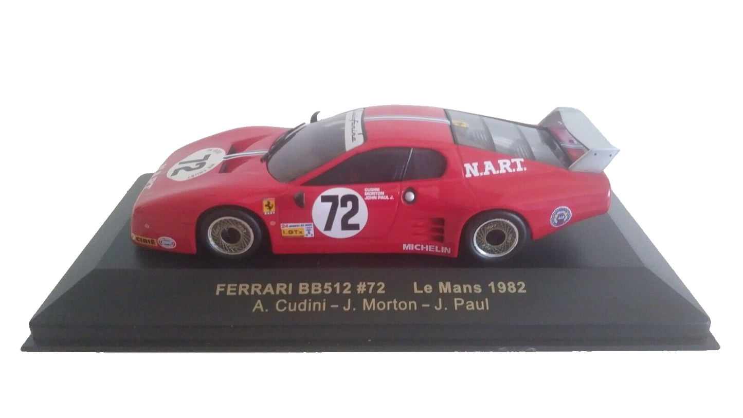 FERRARI BB512 #72 LE MANS 1982 IXO SCALA 1/43