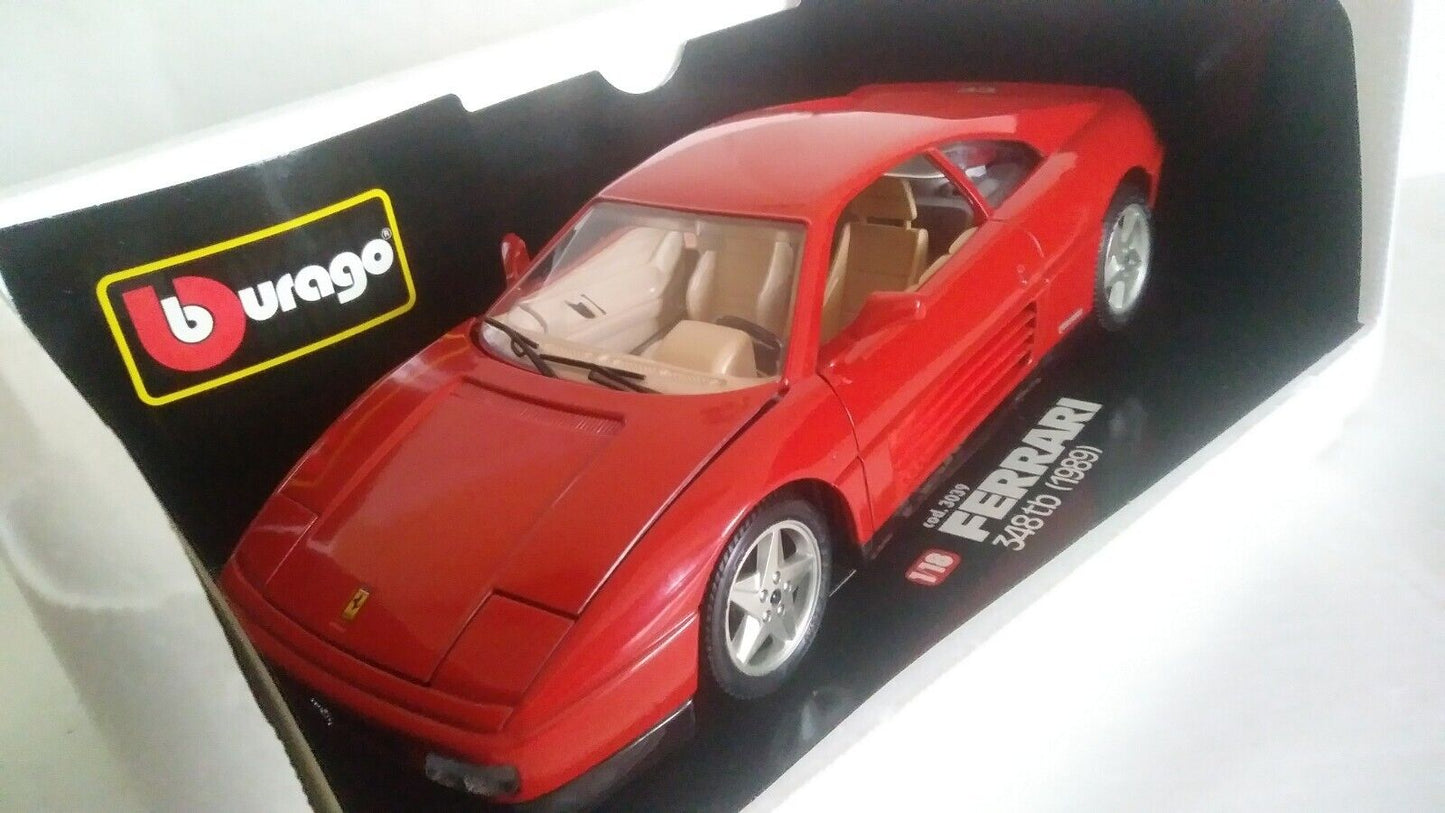 FERRARI 348 TB 1989 BURAGO SCALA 1/18