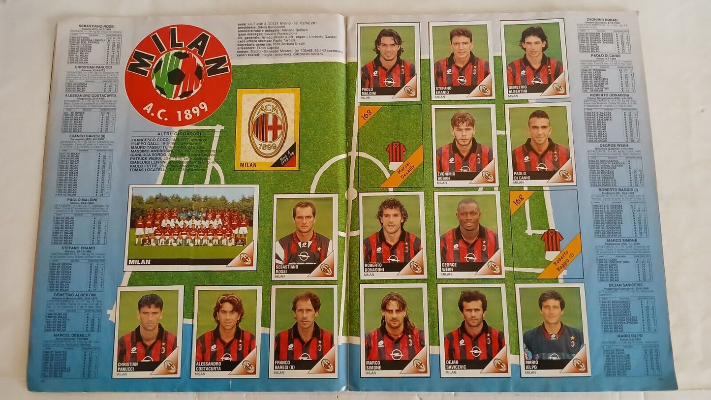 ALBUM CALCIATORI PANINI 1995-96