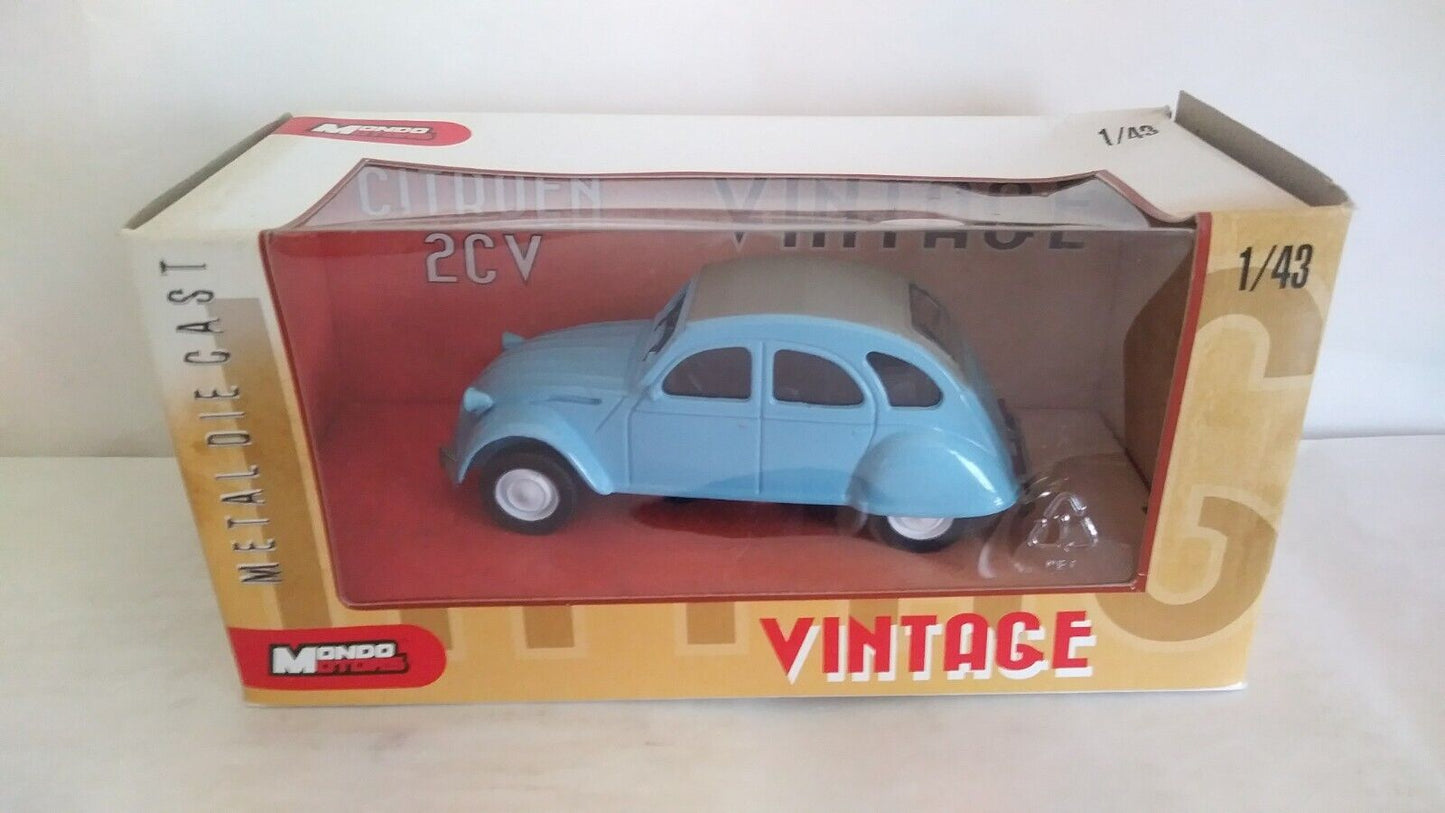 CITROEN 2CV MONDO MOTORS SCALA 1/43