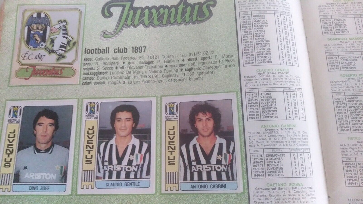 ALBUM CALCIATORI PANINI 1981-82