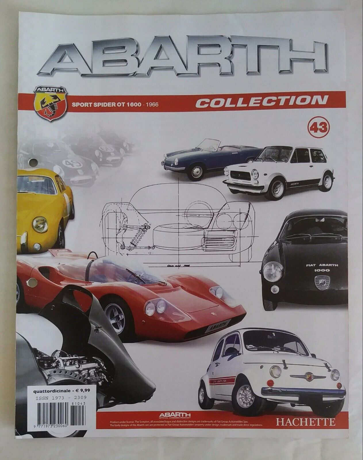 ABARTH COLLECTION FASCICOLI SCEGLI DAL MENU A TENDINA