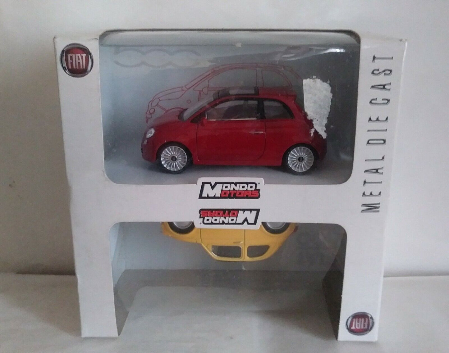 FIAT 500 + FIAT NUOVA 500 MONDO MOTORS SCALA 1/43