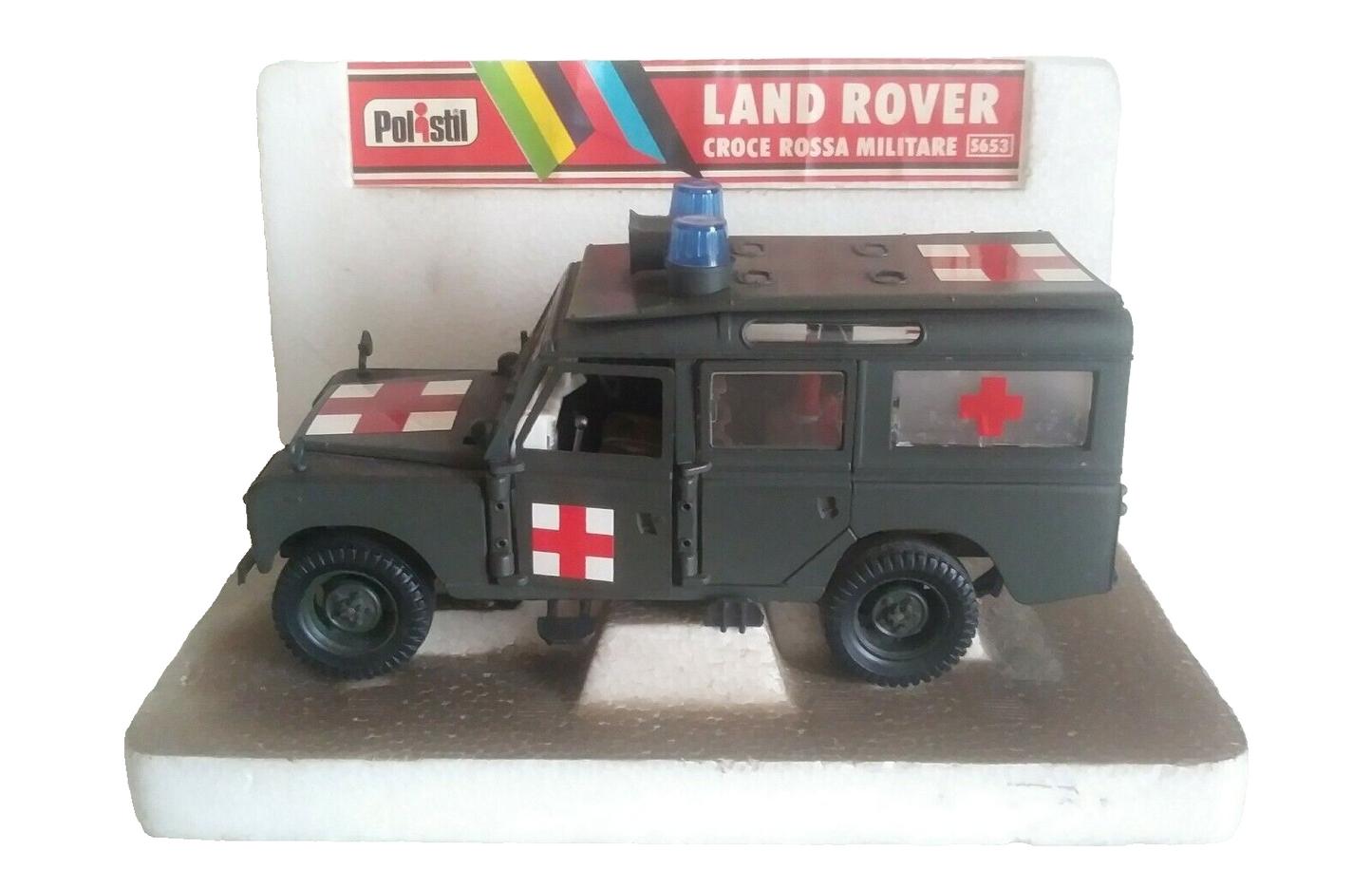 LAND ROVER CROCEROSSA MILITARE POLISTIL SCALA 1/25