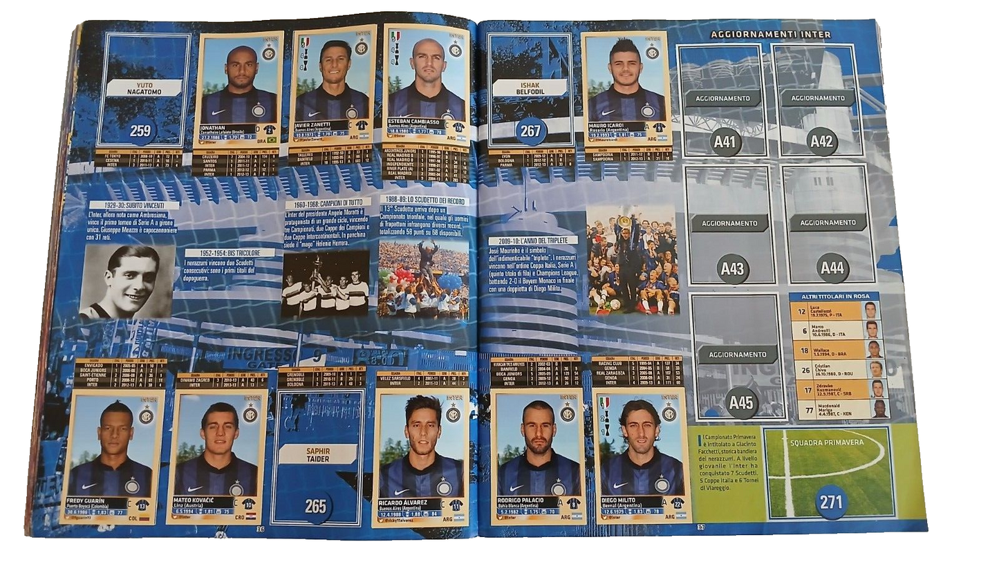 ALBUM CALCIATORI PANINI 2013-14