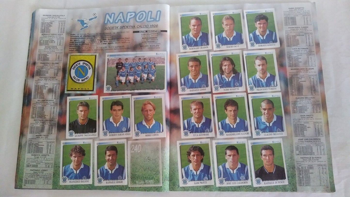 ALBUM CALCIATORI PANINI 1997-98