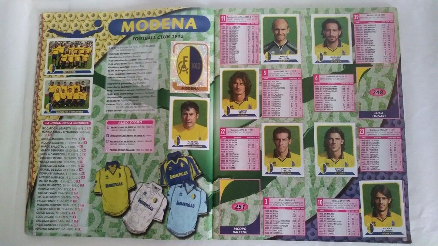 ALBUM CALCIATORI PANINI 2003-2004