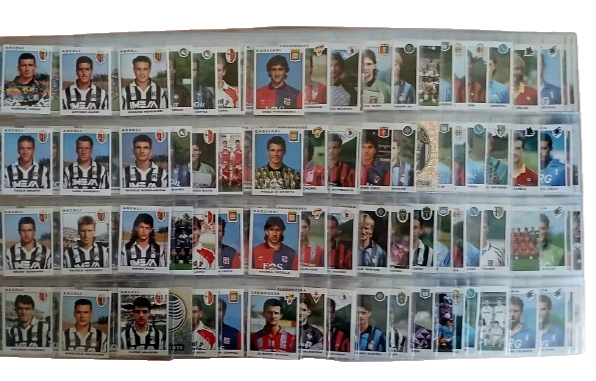 SET COMPLETO FIGURINE - FULL STICKERS SET FIGURINE CALCIATORI PANINI 1991-92