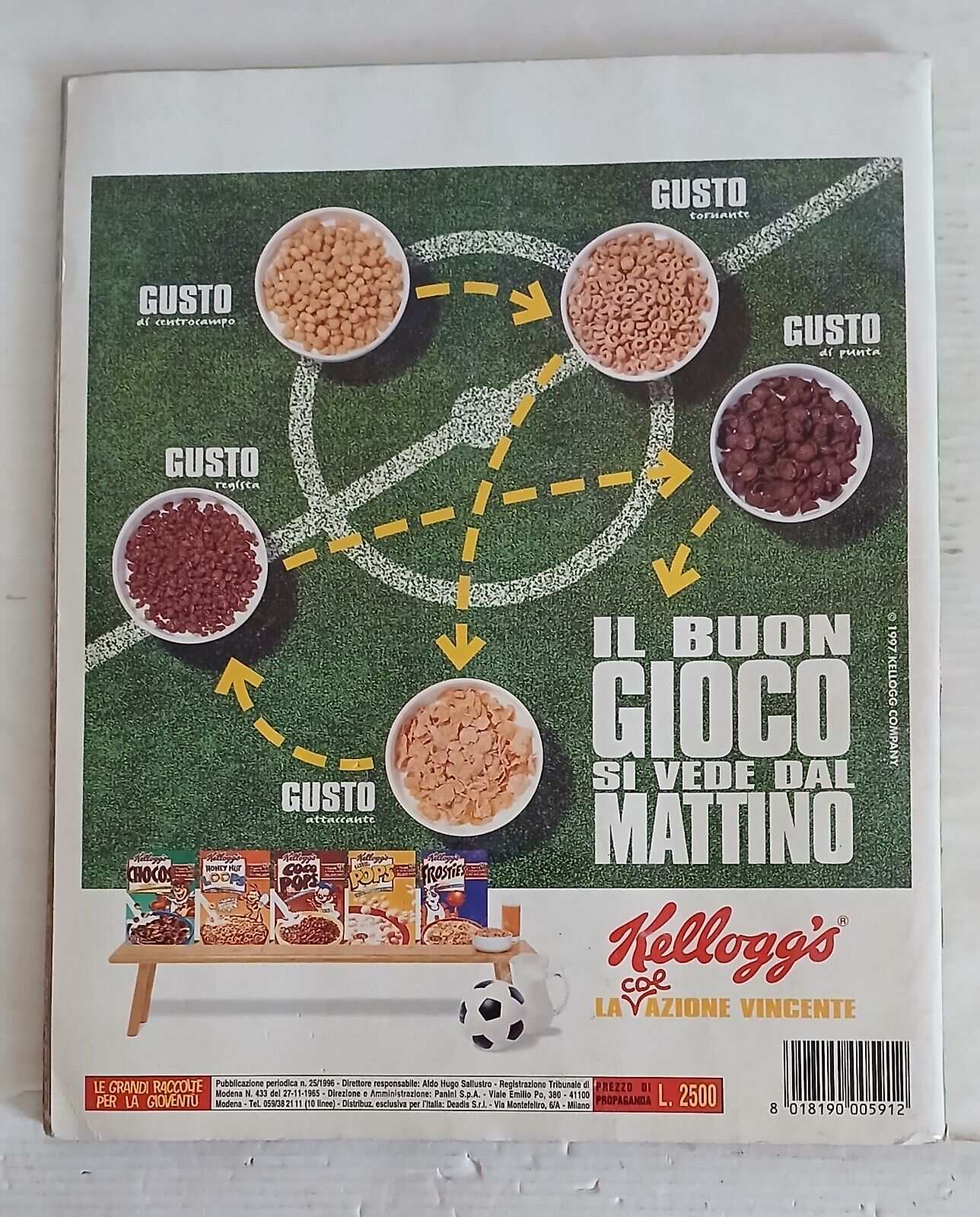 ALBUM CALCIATORI PANINI 1996-97