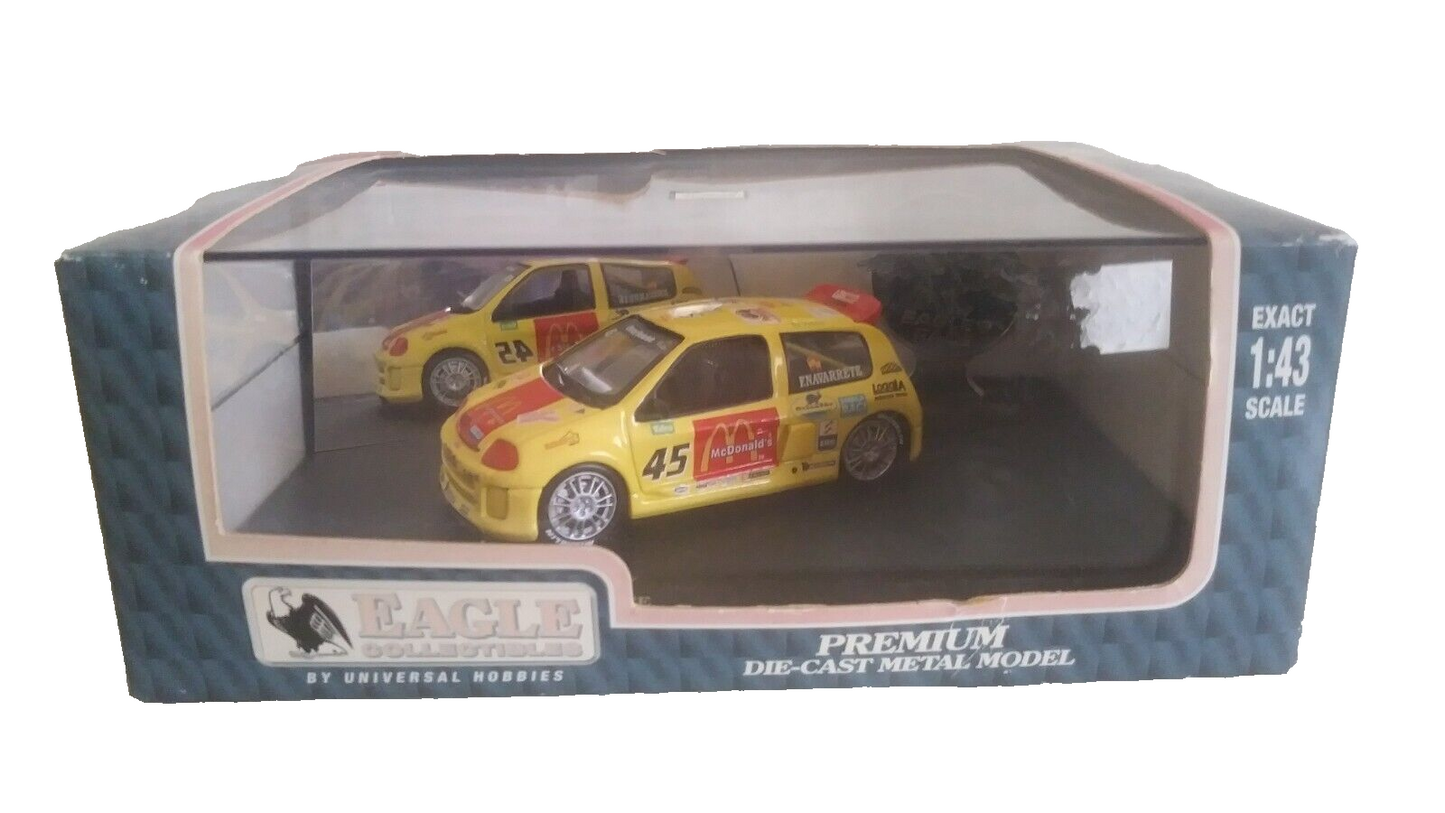 RENAULT SPORT CLIO TROPHY EAGLE COLLECTIBLES SCALA 1/43