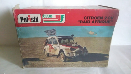 CITROEN 2CV "RAID AFRIQUE" POLISTIL SCALA 1/25