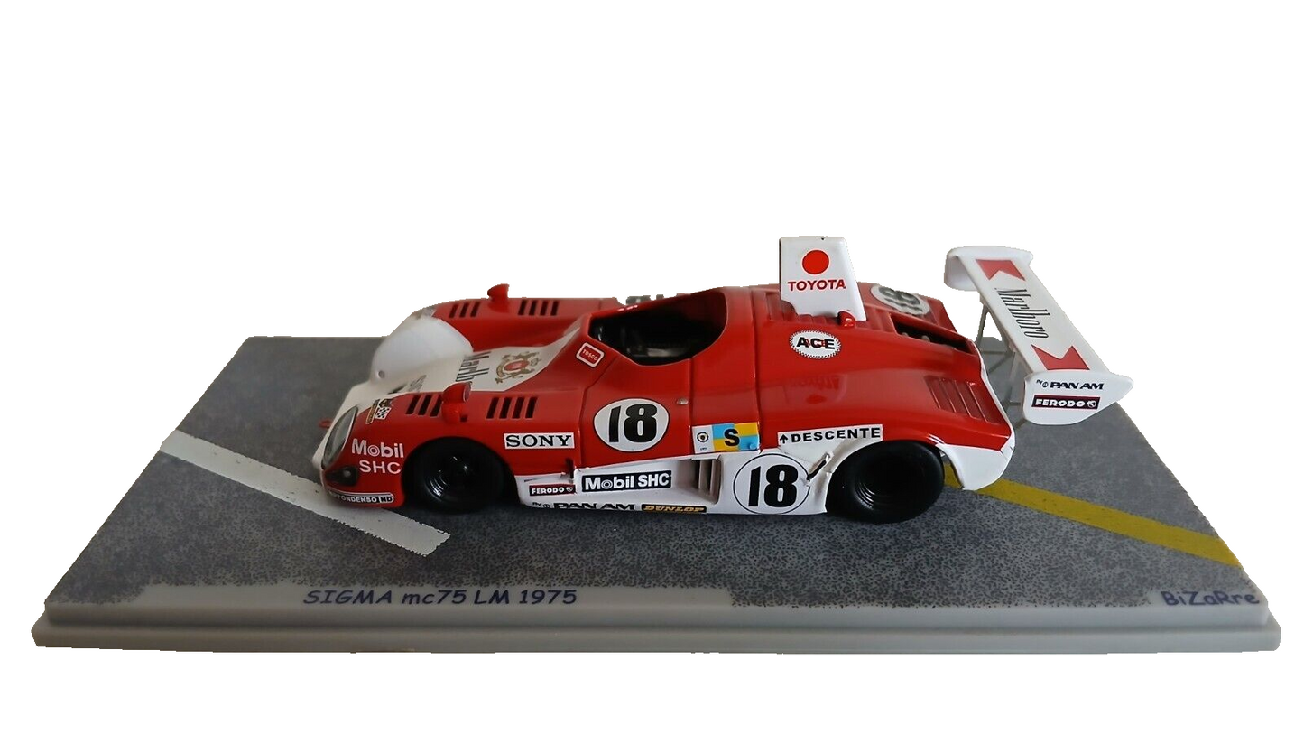 SIGMA TOYOTA MC75 LE MANS 1975 BIZARRE SCALA 1/43